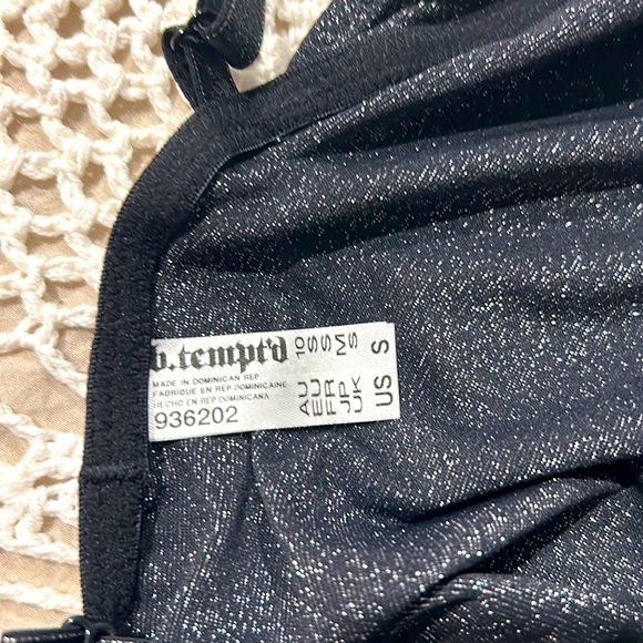 SPARKLES!  Sexy bodysuit my b.tempted!  Size small - Picture 4 of 4